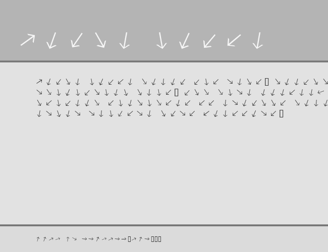 ArrowFont example