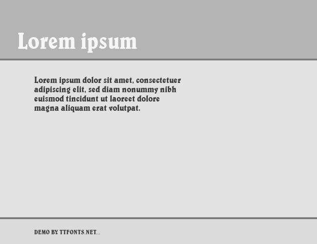 Barrister Condensed SSi example