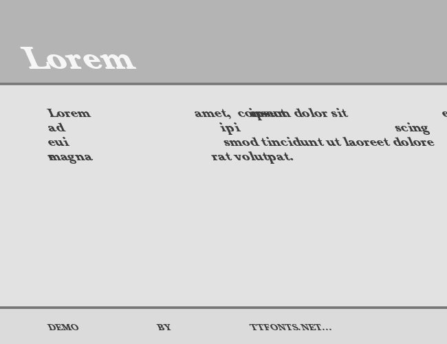 Baskerville-Bold Extreme Lefty example