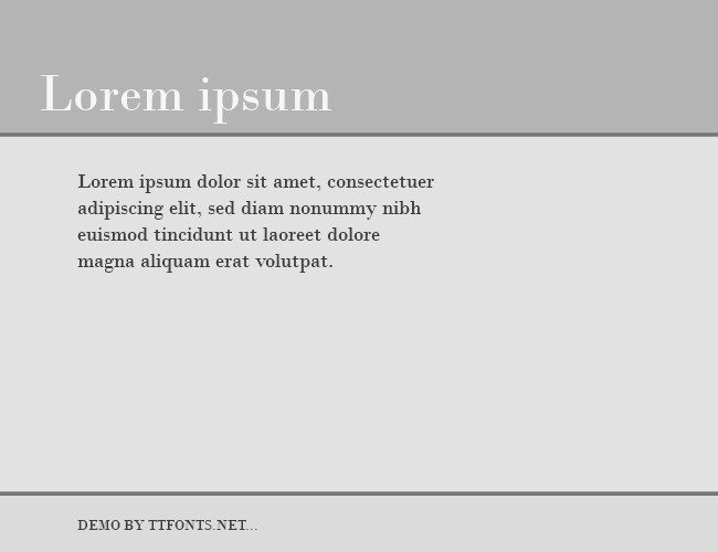 Bodoni MT example