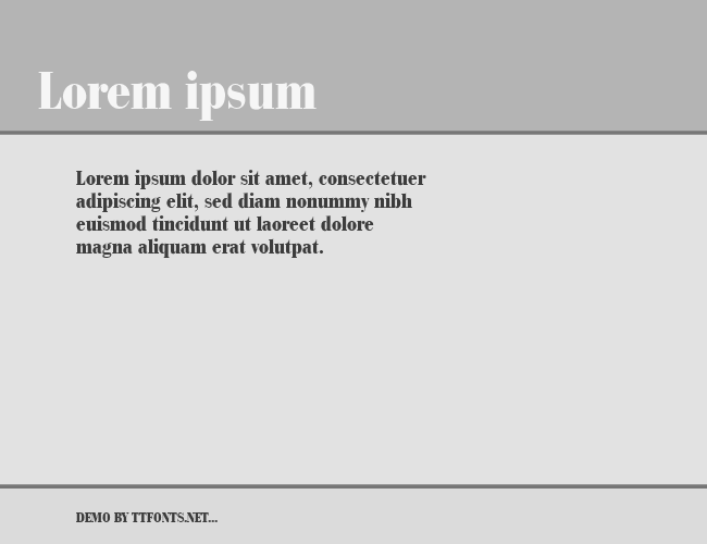 Bodoni Recut BlackCondensed SSi example