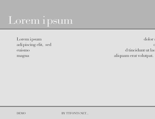 Bodoni example