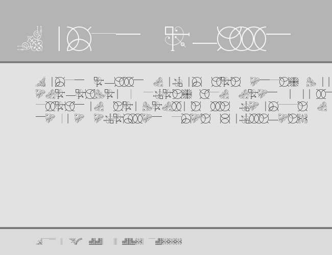 BorderfontClassicalsPlain example