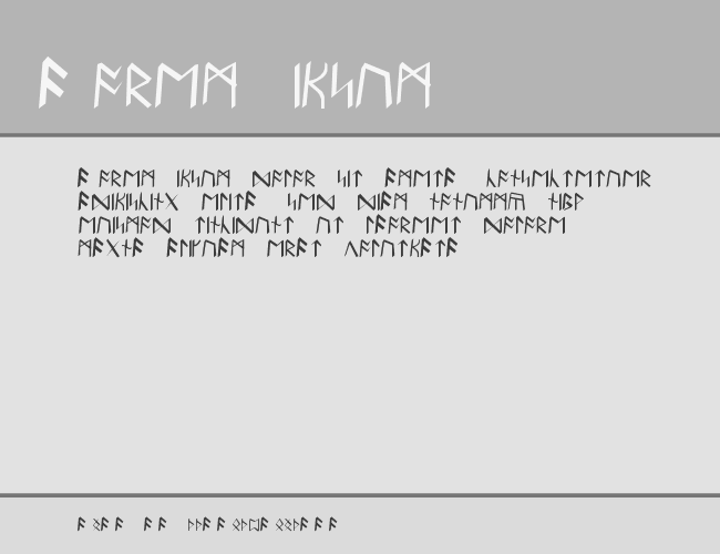 Britannian Runes example