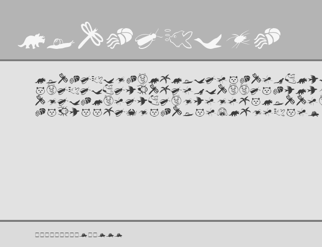 Carr Animal Dingbats example