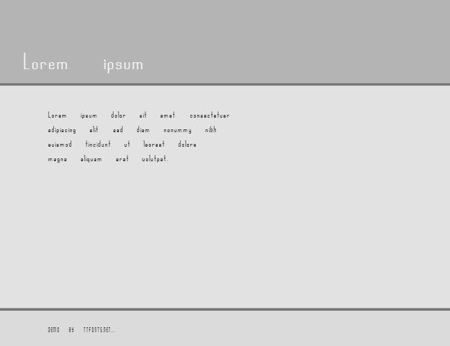 Chasline-Bold example