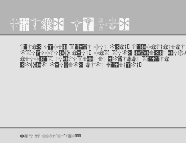 Christian Crosses II example