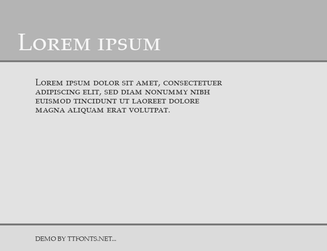 Criteria OldStyle SSi example