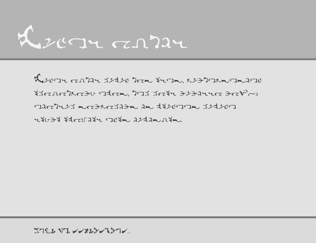 DEEnochian example