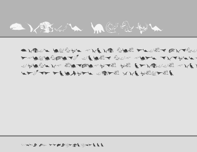 DinosFragments example