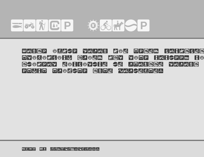 DNR Recreation Symbols example