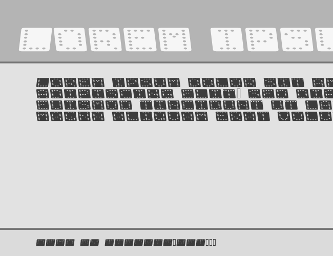 Domino flad kursiv example