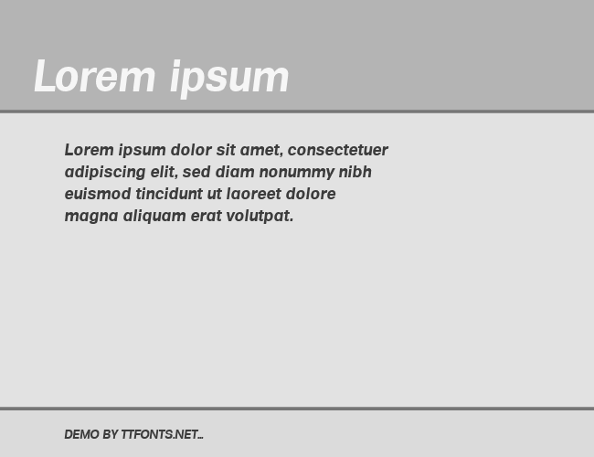 Formula-DemiBoldIta example