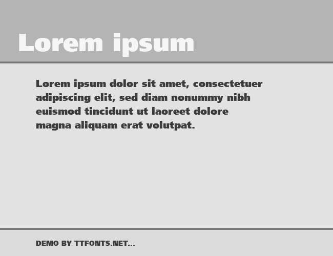 Frutiger example