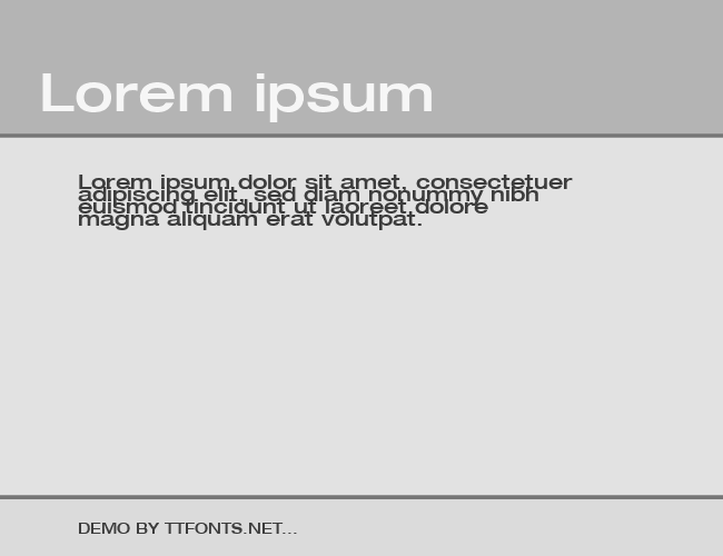 Helvetica63-ExtendedMedium example