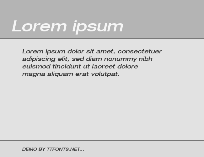 HelveticaNeue MediumExt example