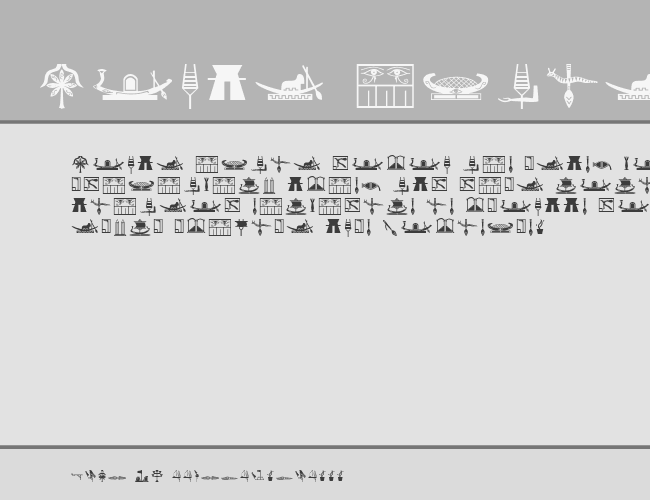 HieroglyphG example