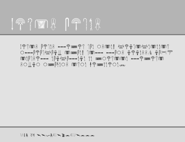 HieroglyphH example