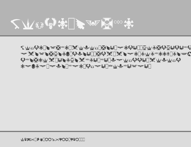 Imperial Symbols example