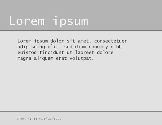 Lucida Sans Typ example