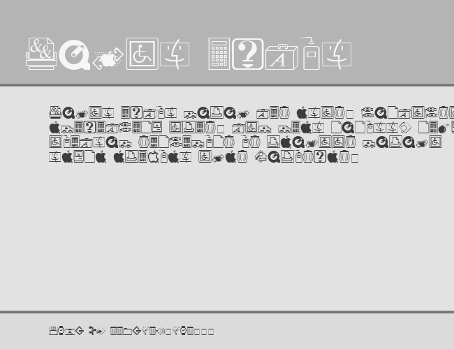 Mac Dingbats example