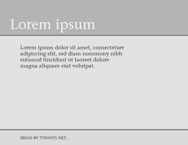 Mesouran Serif SSi example