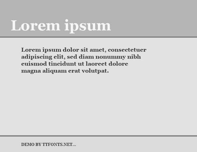 MS Reference Serif example