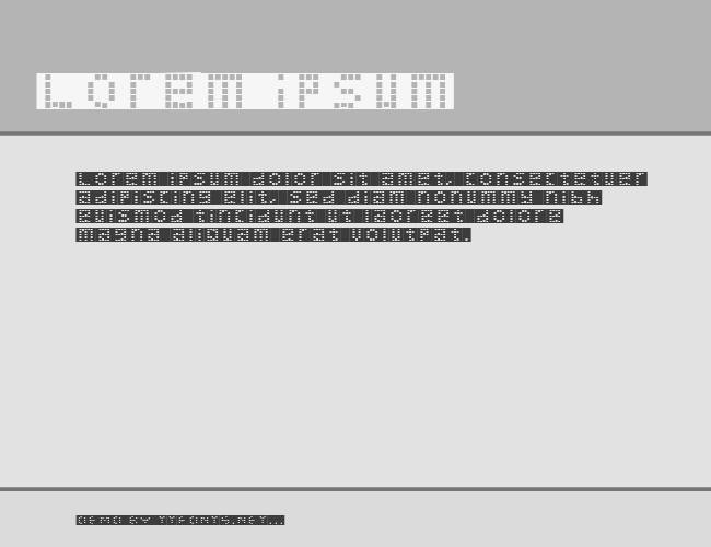 Pica Hole - XPL example