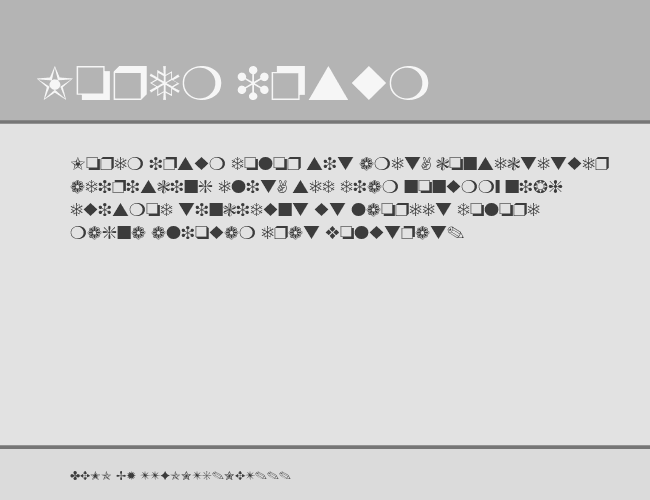 ZapfDingbats example