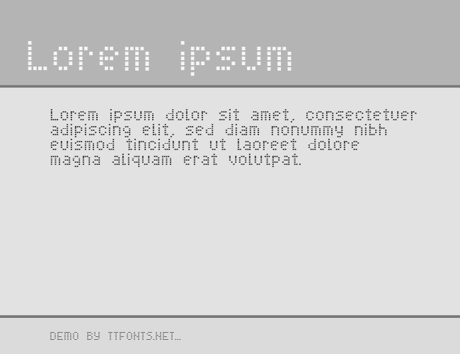 Pixel Cyrillic example
