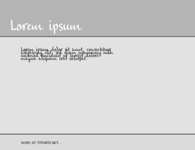 PT Script (Unreg.) Rainbow example