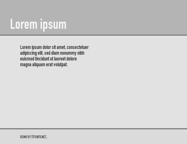 Reducto Condensed SSi example