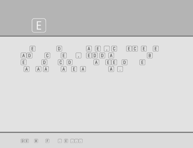 RRKeyLettersLimited-Normal example