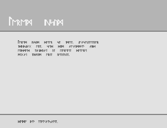 Runes Of Power example