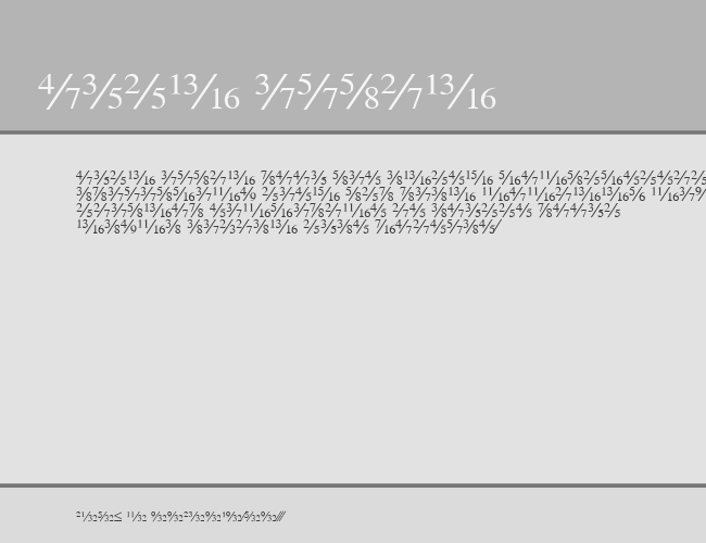 SeriFractionsDiagonal example