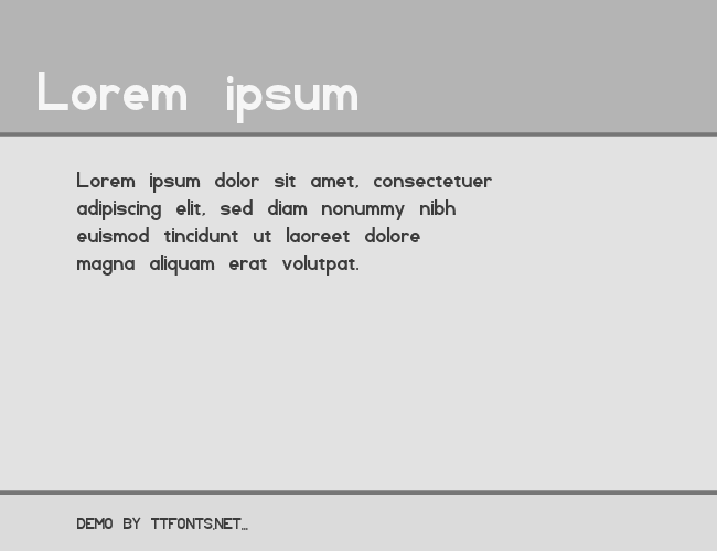 TL Sans Serif example