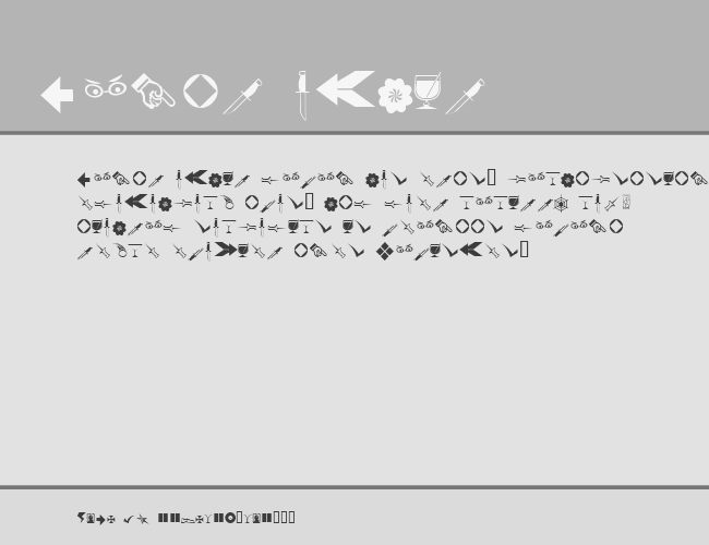 A&L Dingbats 1 example