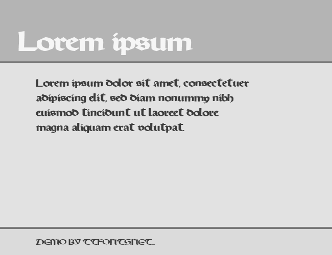OldyStyleType102 example