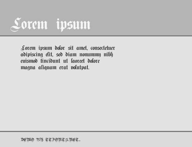 PlainGermanica example