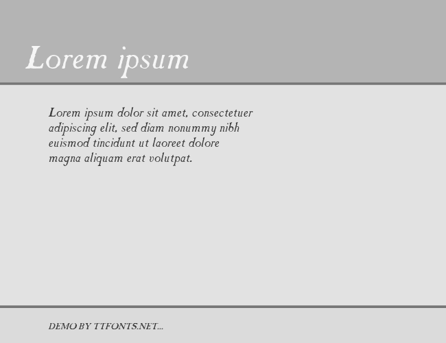 Tintinabulation Old Italic example
