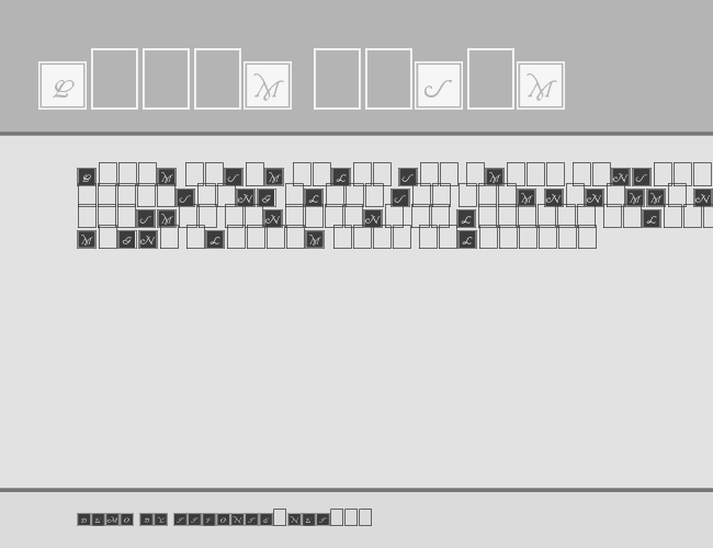 Wrenn Initials Blocked example