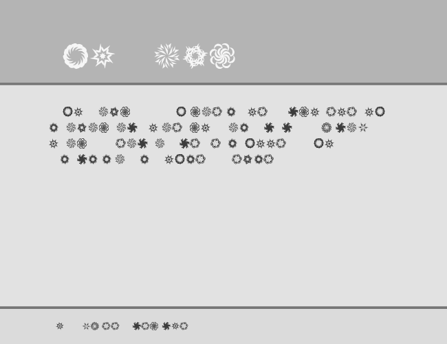 In The Zone Dingbats example