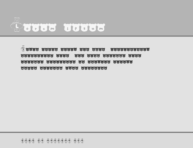 m-kuma Font example