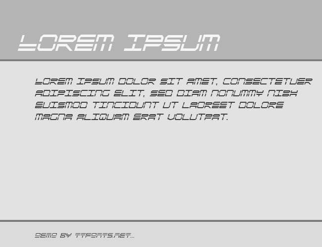QuickStrike Italic Condensed example