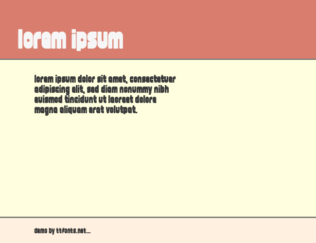 font twelve good fatty example