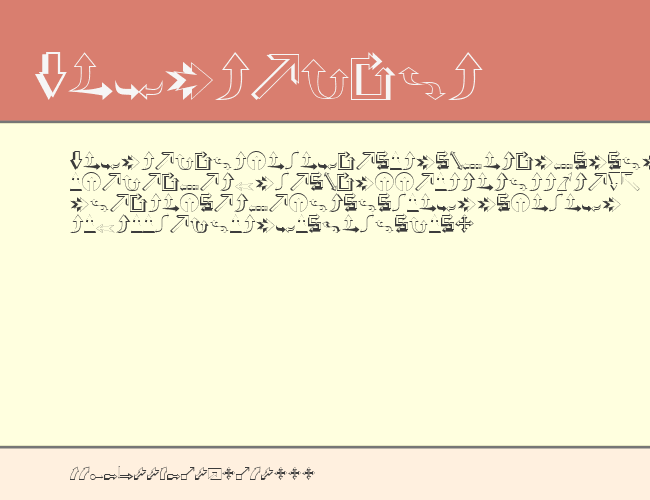 Carr Arrows (outline) example