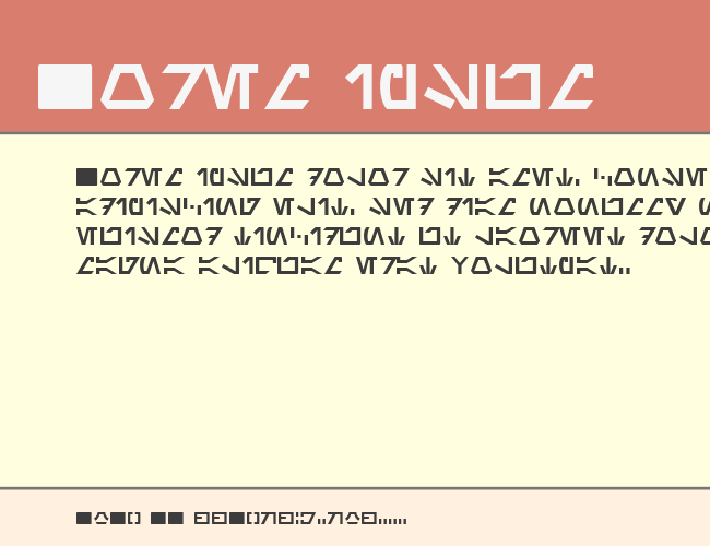 Aurebesh example