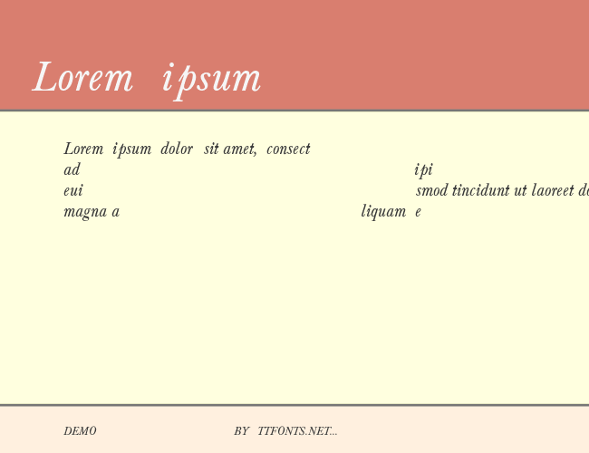 Bartholomew-Normal-Italic example