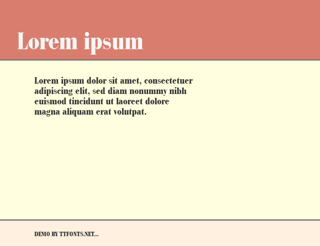 Bodoni Recut BlackCondensed SSi example