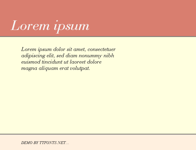 Bodoni-DTC example